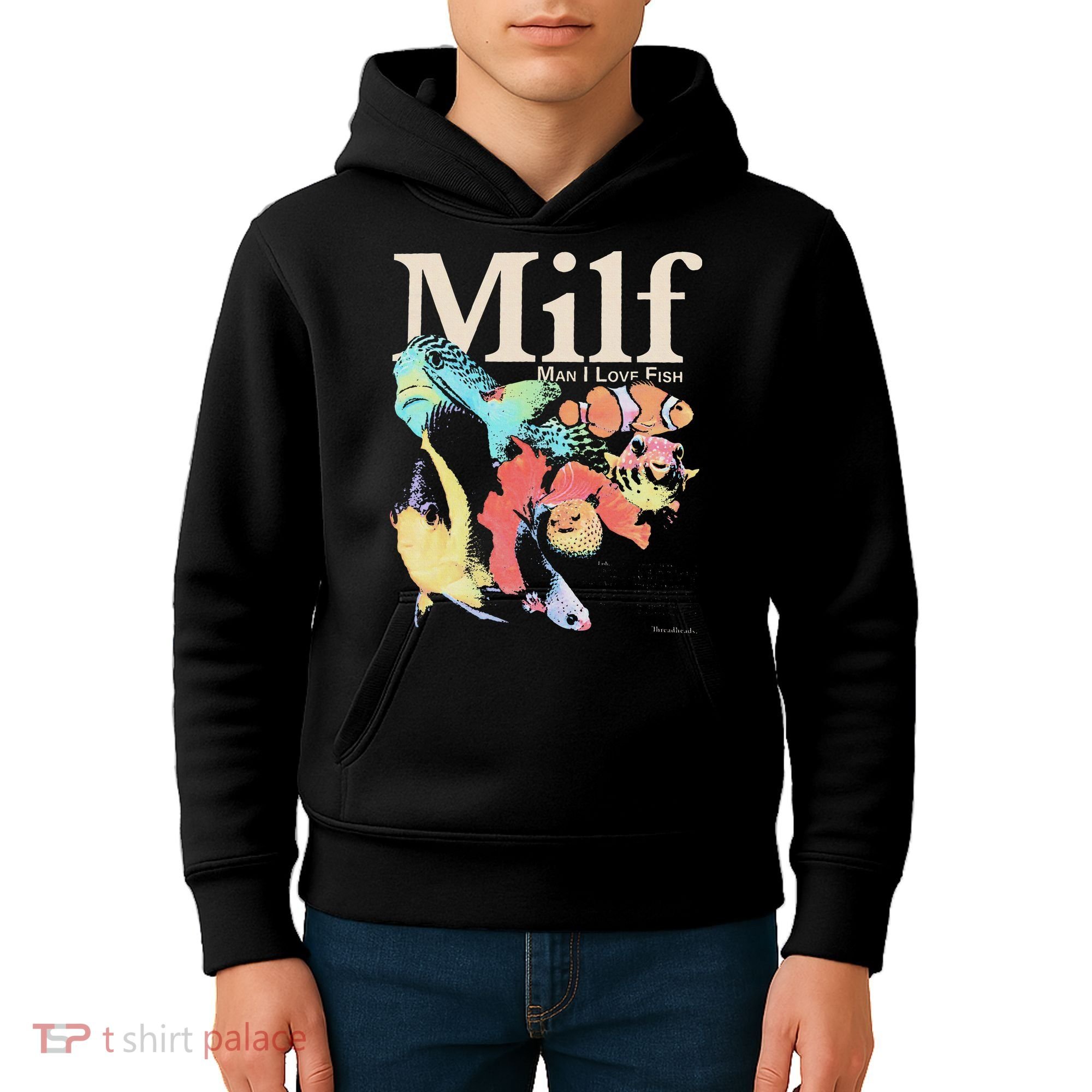 Milf Man I Love Fish Kids Hoodie