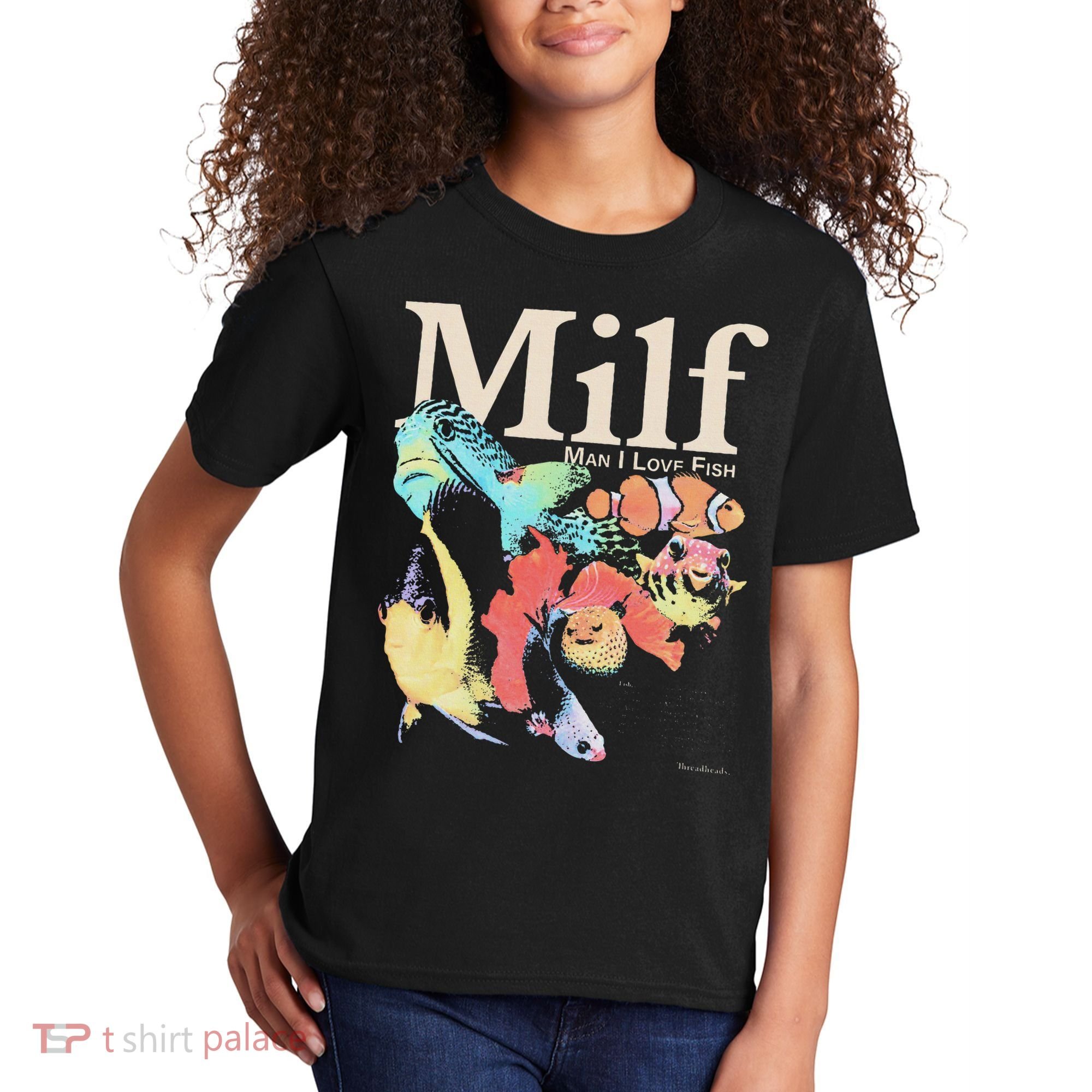Milf Man I Love Fish Kids T-Shirt