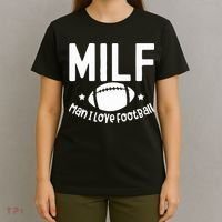 Milf Man I Love Football T-Shirt thumb 4