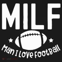 Milf Man I Love Football Women's Hoodie thumb 2