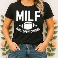Milf Man I Love Football Women's T-Shirt thumb 2