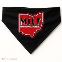 MILF Man I Love Football Ohio State USA-Made Doggie Bandana thumb 0