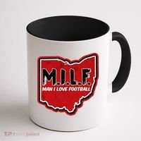 MILF Man I Love Football Ohio State Coffee Mug thumb 1
