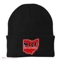 MILF Man I Love Football Ohio State Beanie thumb 0