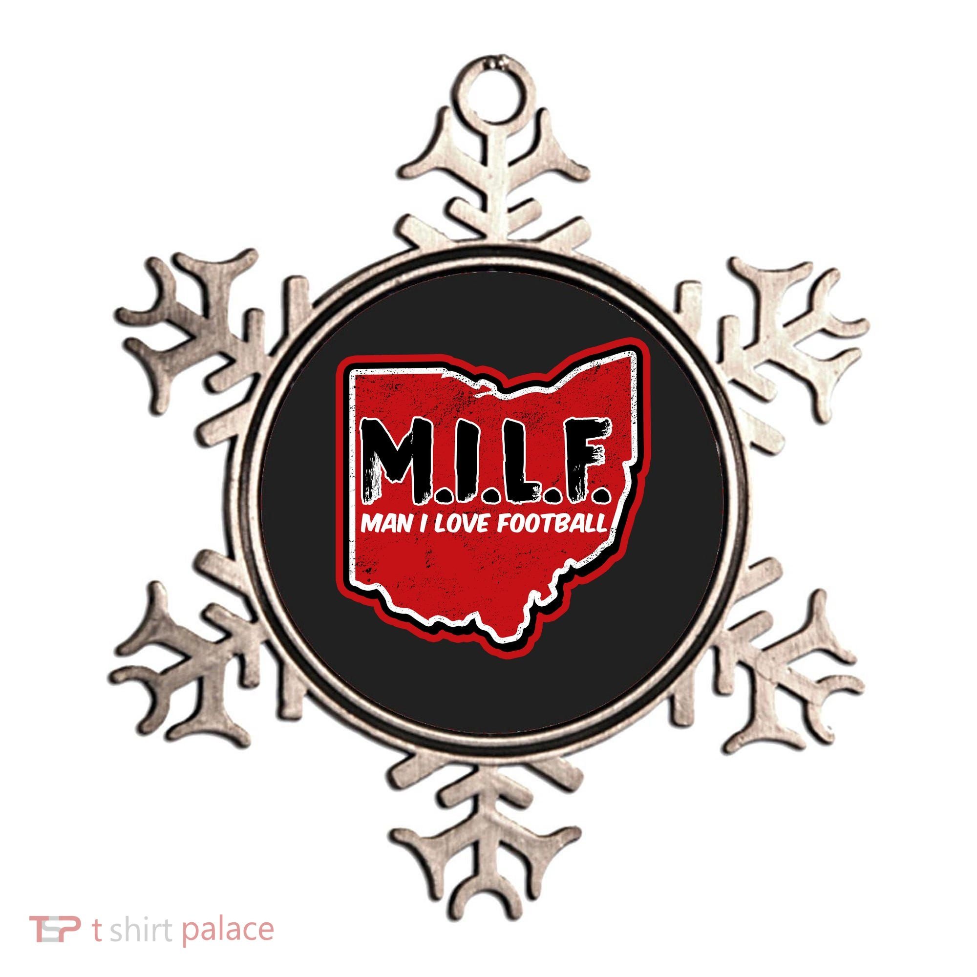 MILF Man I Love Football Ohio State Ornament