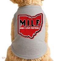 MILF Man I Love Football Ohio State Doggie Tank thumb 0