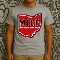 MILF Man I Love Football Ohio State T-Shirt thumb 3
