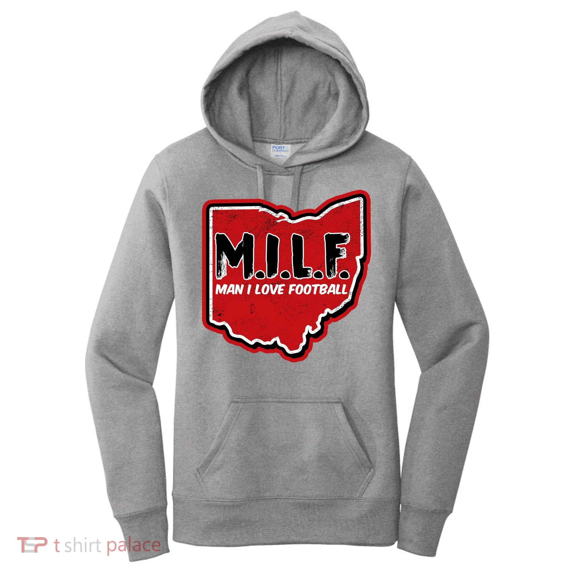 MILF Man I Love Football Ohio State Women's Hoodie