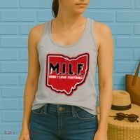 MILF Man I Love Football Ohio State Women's Tank Top thumb 2