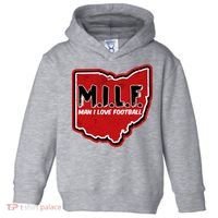 MILF Man I Love Football Ohio State Toddler Hoodie thumb 0