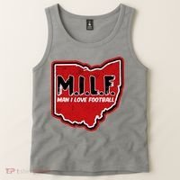 MILF Man I Love Football Ohio State Tank Top thumb 2