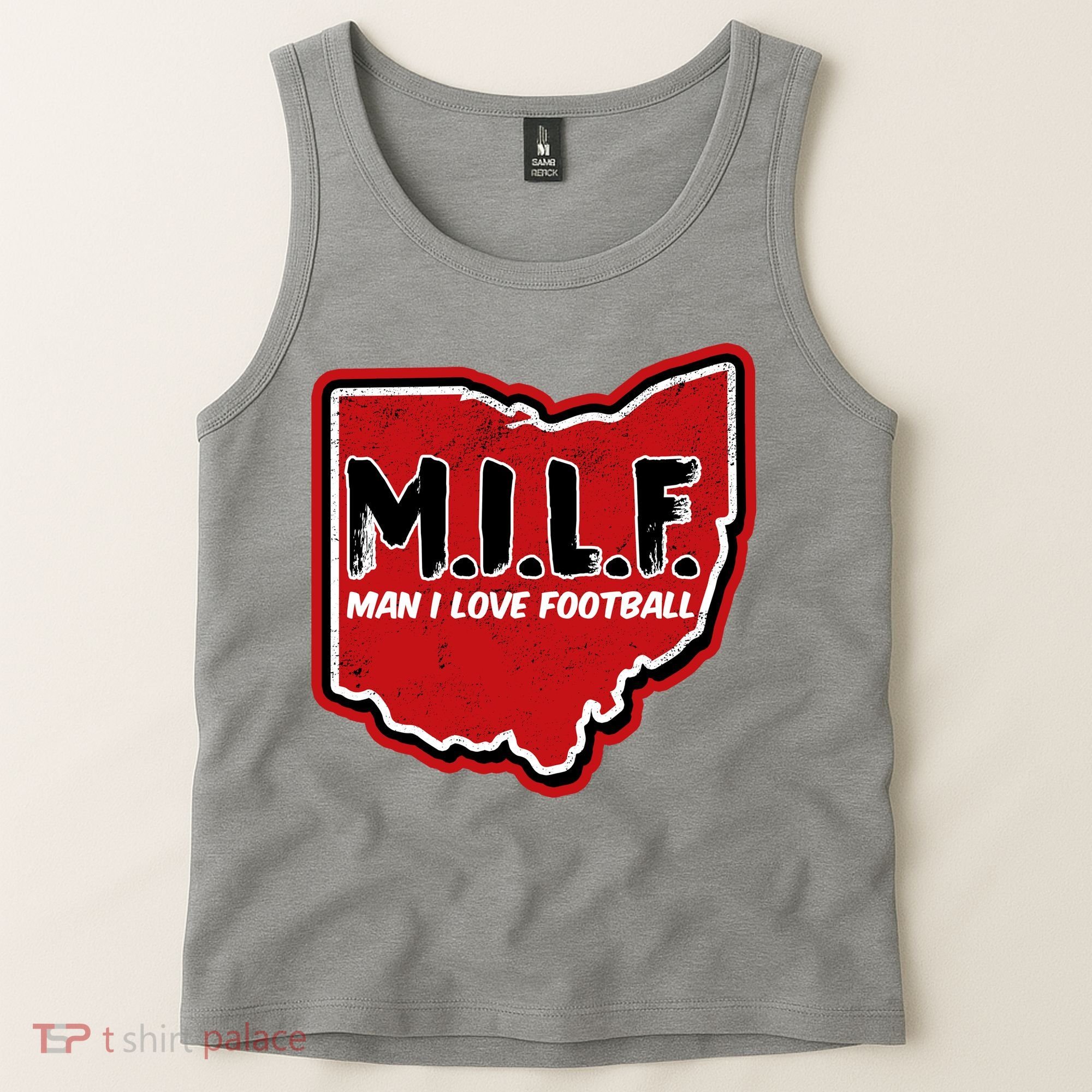 MILF Man I Love Football Ohio State Tank Top