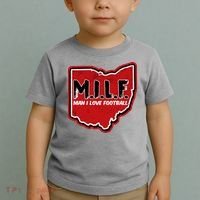 MILF Man I Love Football Ohio State Toddler T-Shirt thumb 2
