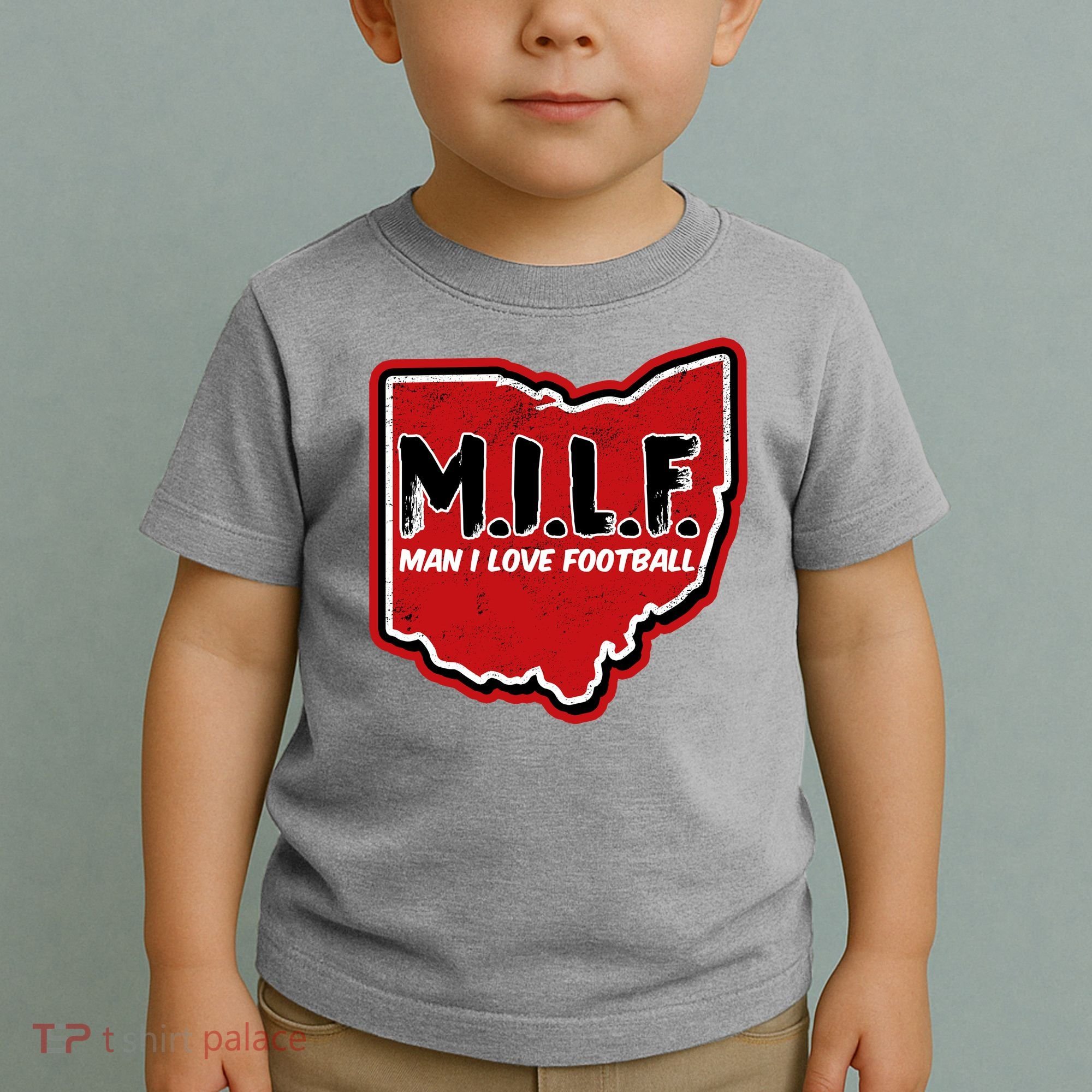MILF Man I Love Football Ohio State Toddler T-Shirt