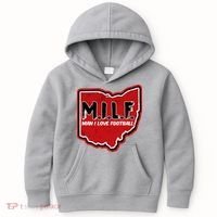 MILF Man I Love Football Ohio State Kids Hoodie thumb 0