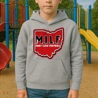 MILF Man I Love Football Ohio State Kids Hoodie thumb 2