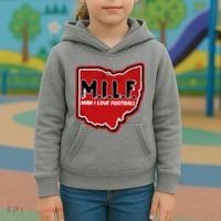 MILF Man I Love Football Ohio State Kids Hoodie thumb 3