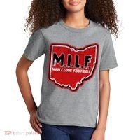 MILF Man I Love Football Ohio State Kids T-Shirt thumb 2
