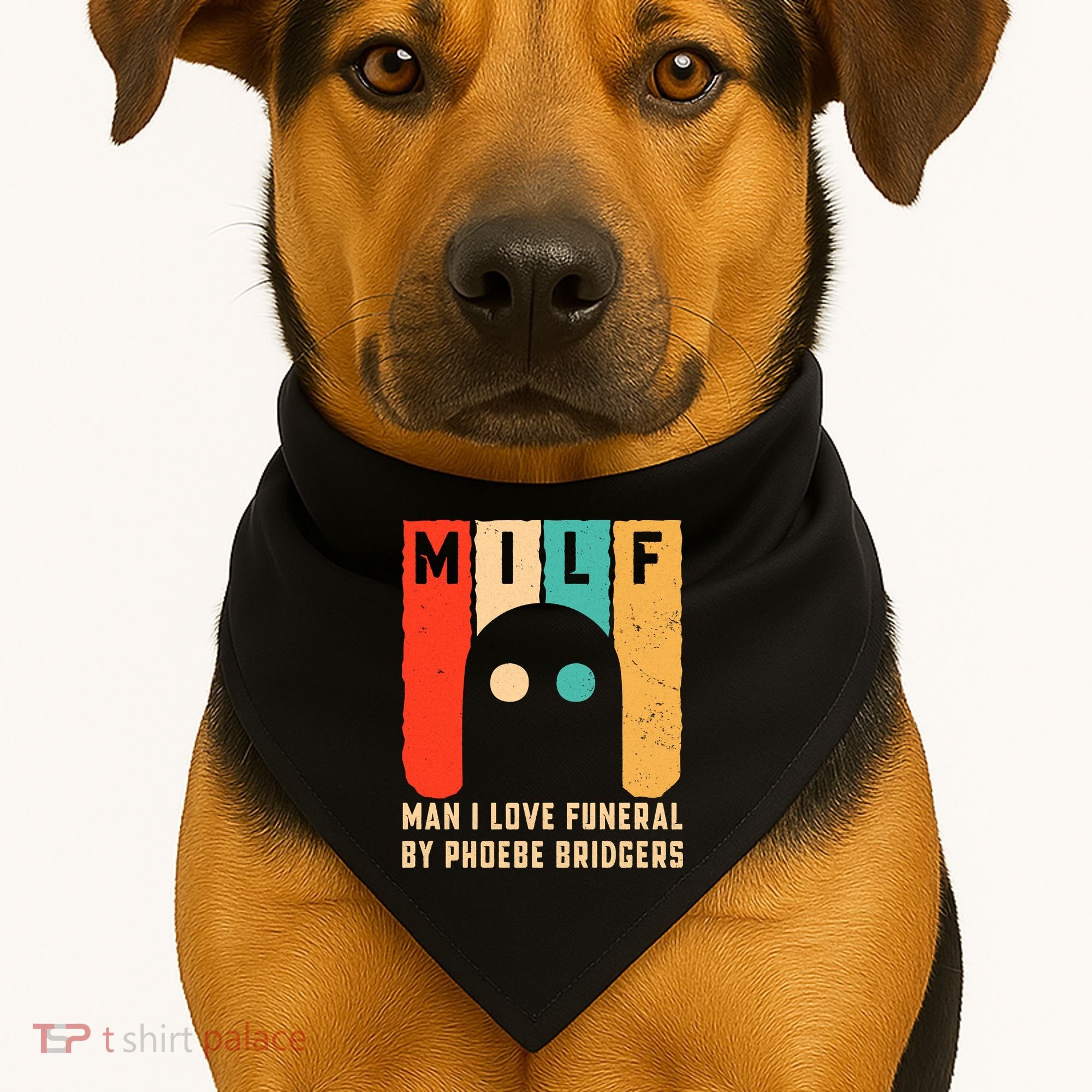 Milf Man I Love Funeral By Phoebe Bridgers USA-Made Doggie Bandana