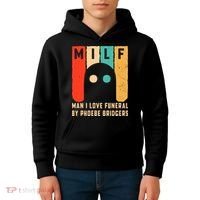 Milf Man I Love Funeral By Phoebe Bridgers Kids Hoodie thumb 4