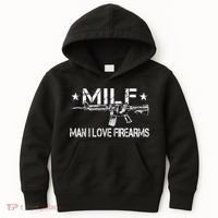 Milf Man I Love Firearms Pro Gun Owners Rights Kids Hoodie thumb 0