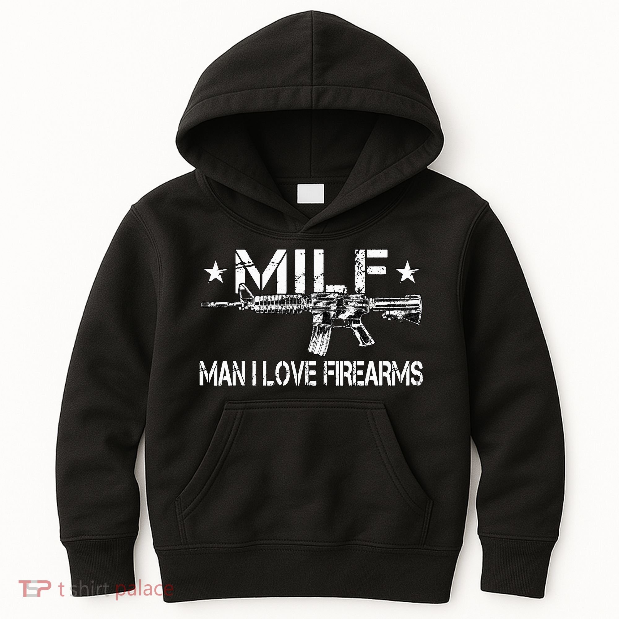Milf Man I Love Firearms Pro Gun Owners Rights Kids Hoodie