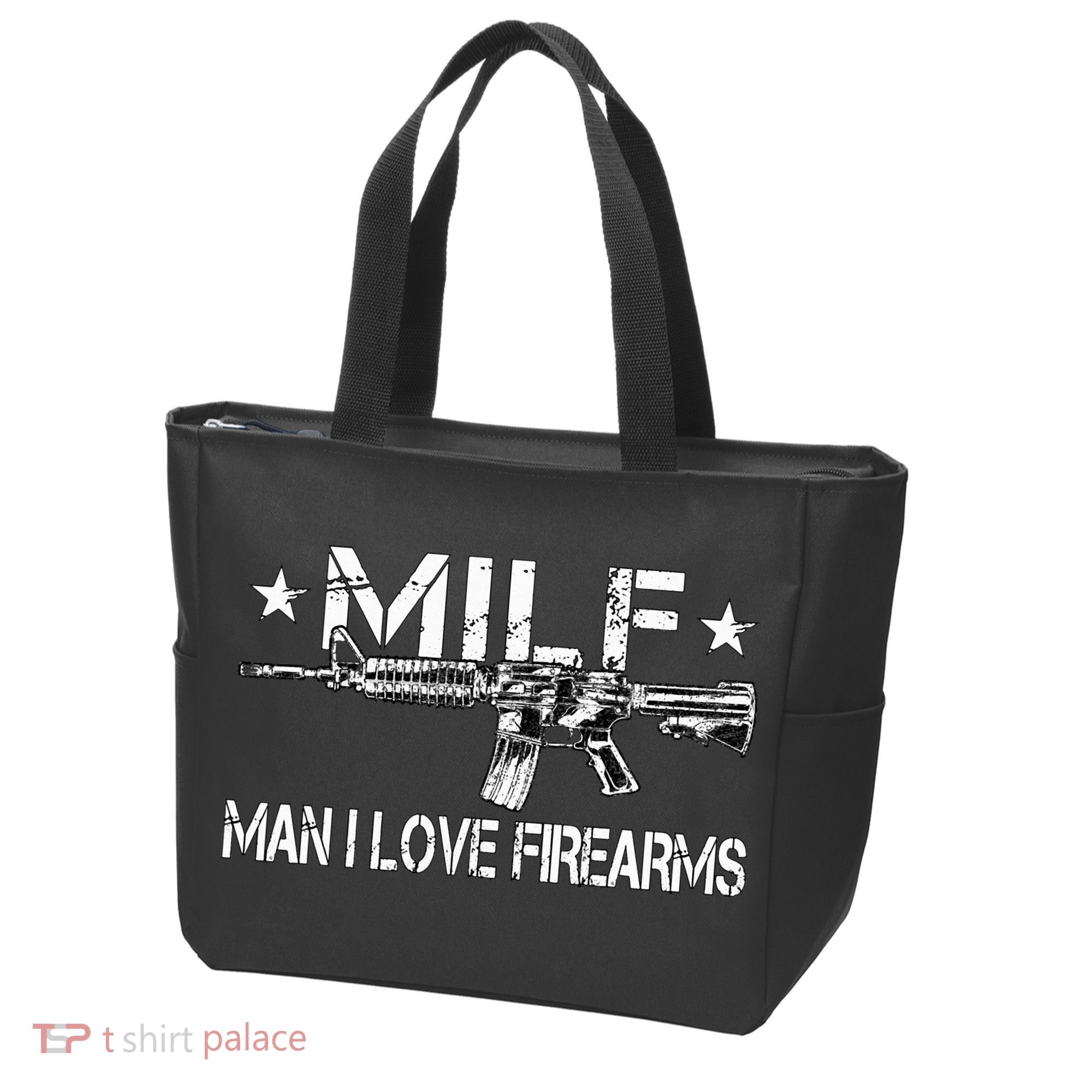Milf Man I Love Firearms Pro Gun Owners Rights Tote Bag