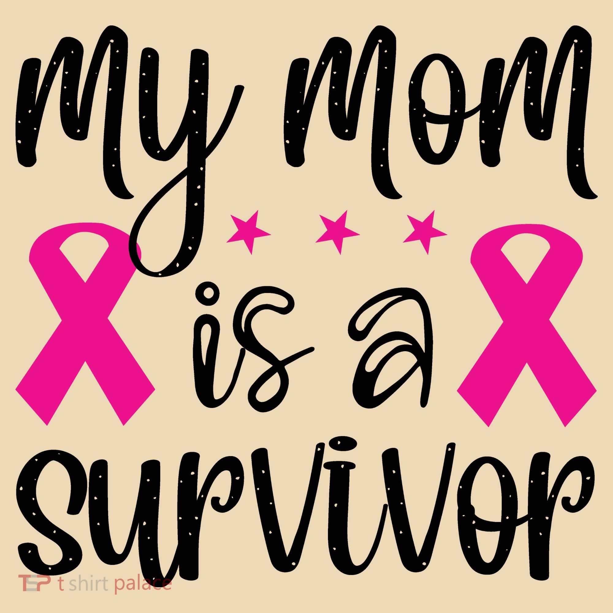 My Mom Is A Survivor Breast Cancer Awareness Tote Bag
