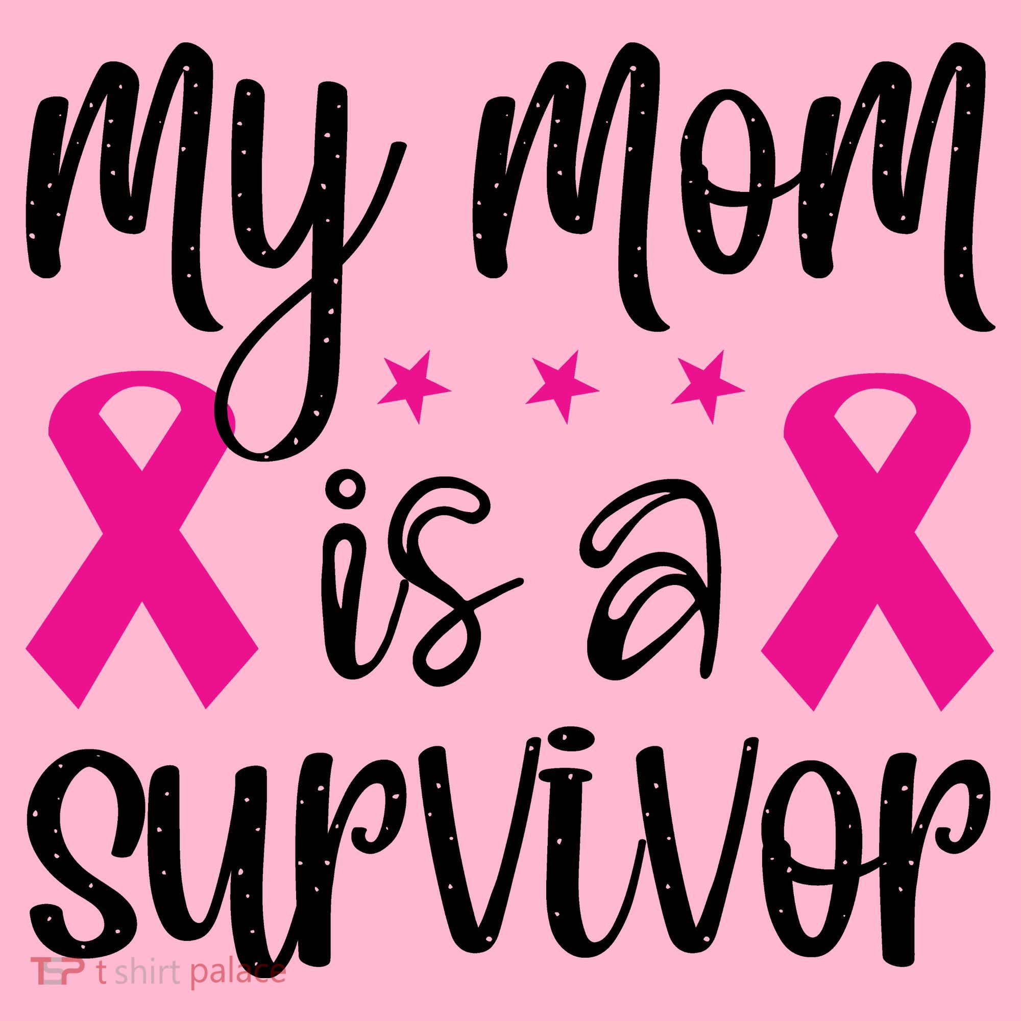 My Mom Is A Survivor Breast Cancer Awareness Coaster