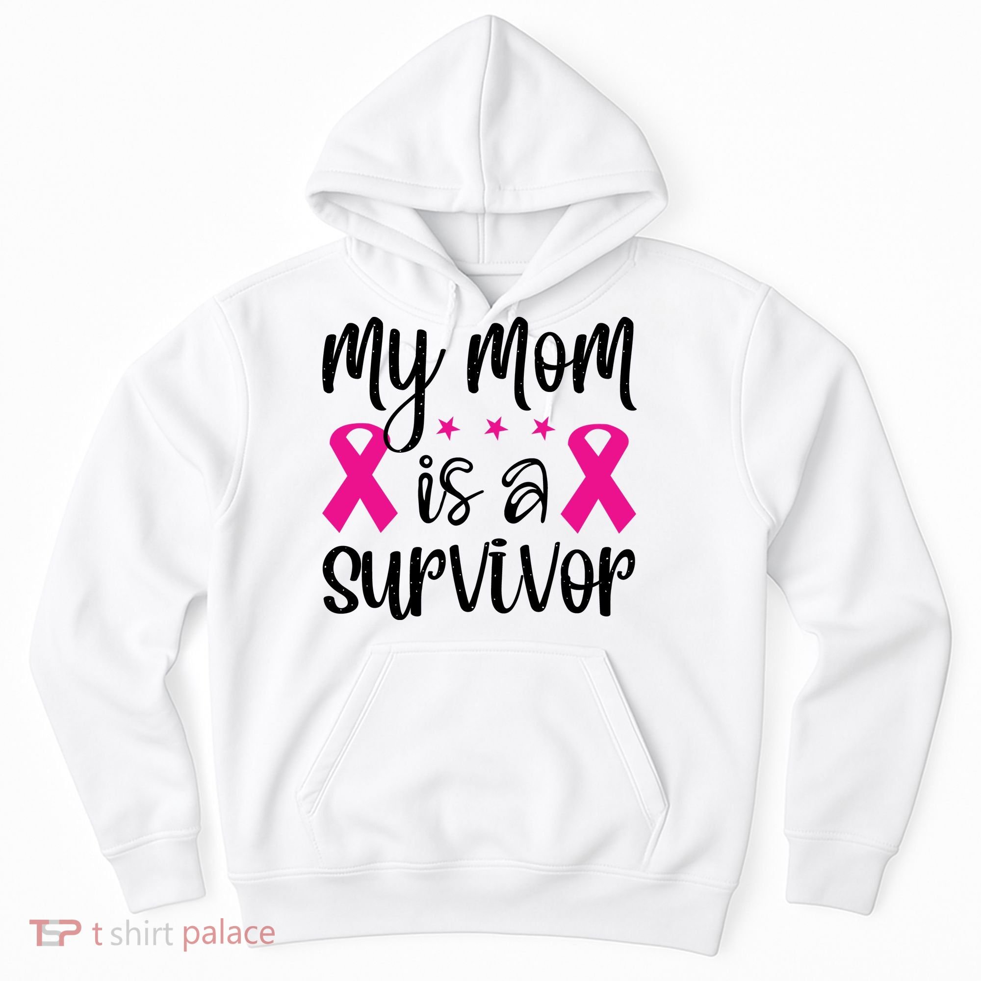 My Mom Is A Survivor Breast Cancer Awareness Hoodie