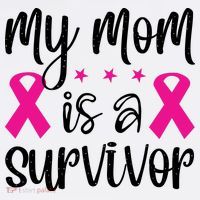 My Mom Is A Survivor Breast Cancer Awareness Visor thumb 3