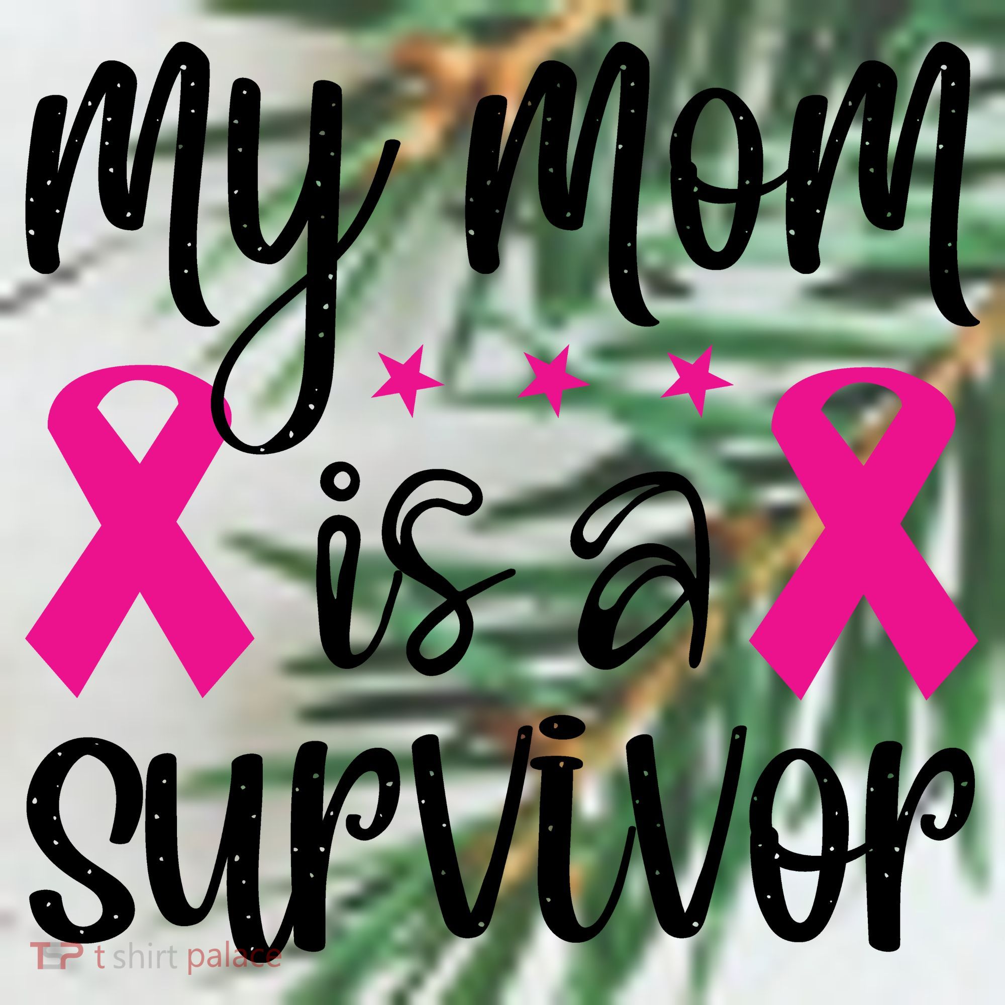My Mom Is A Survivor Breast Cancer Awareness Ornament