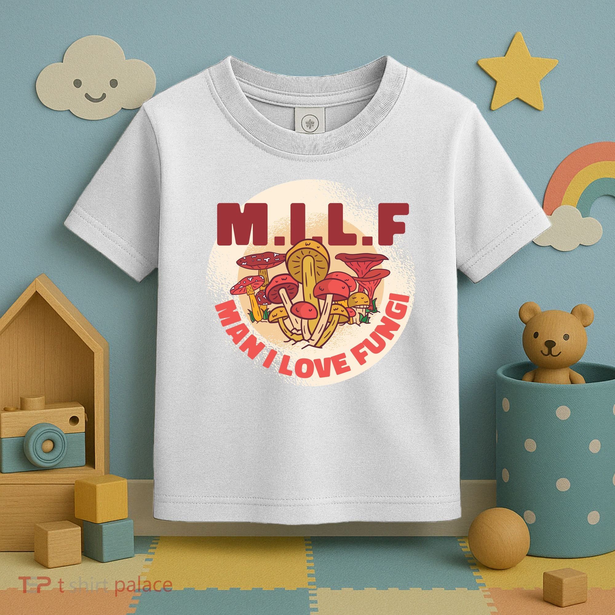 MILF Man I Love Fungi Funny Toddler T-Shirt