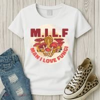 MILF Man I Love Fungi Funny Women's T-Shirt thumb 3