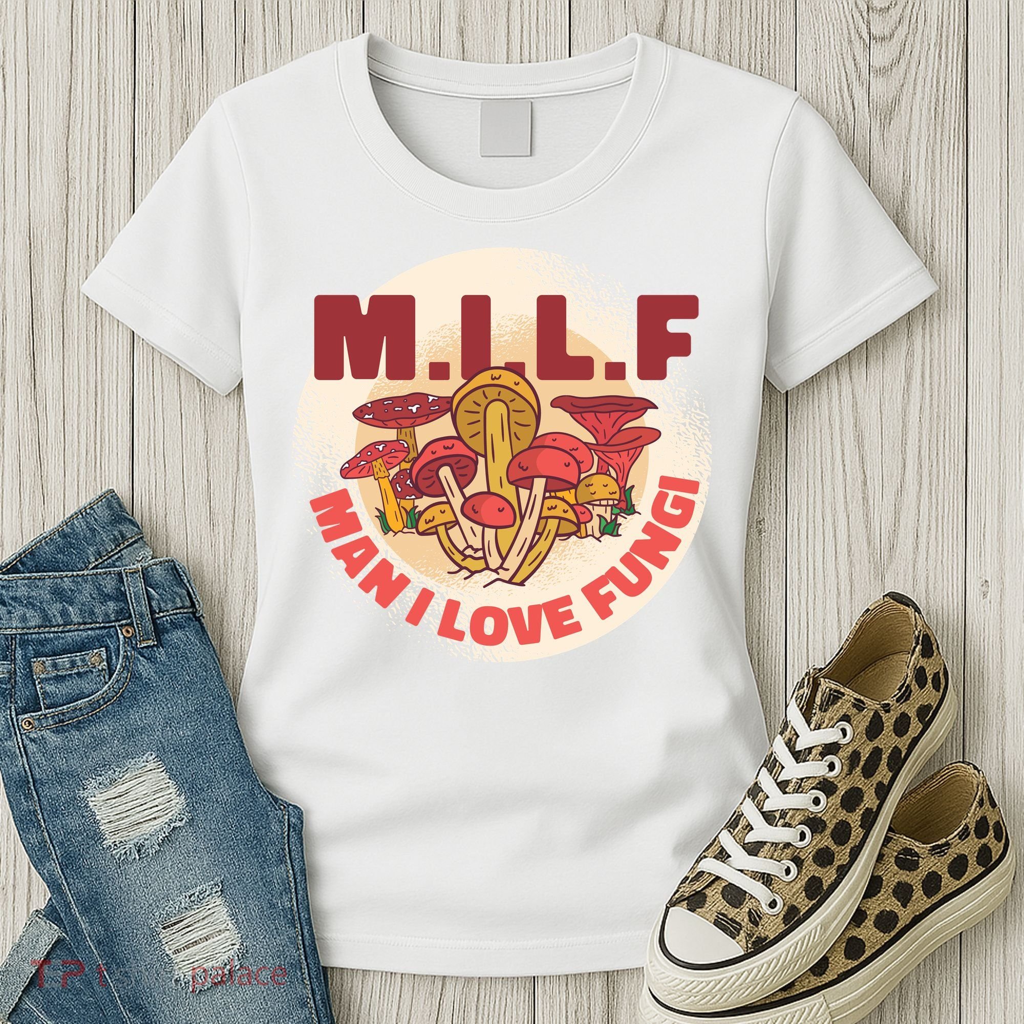 MILF Man I Love Fungi Funny Women's T-Shirt