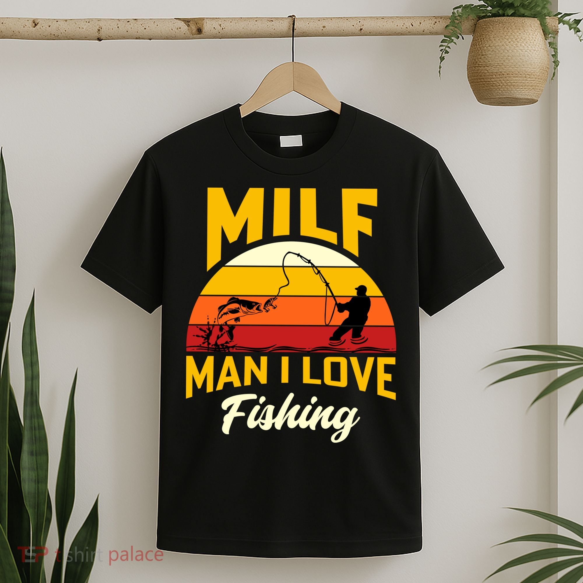 MILF Man I Love Fishing Camping Fish Funny T-Shirt
