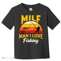MILF Man I Love Fishing Camping Fish Funny Toddler T-Shirt thumb 0