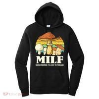 Milf Mushrooms ID Like To Forage Funny Saying Women's Hoodie thumb 0