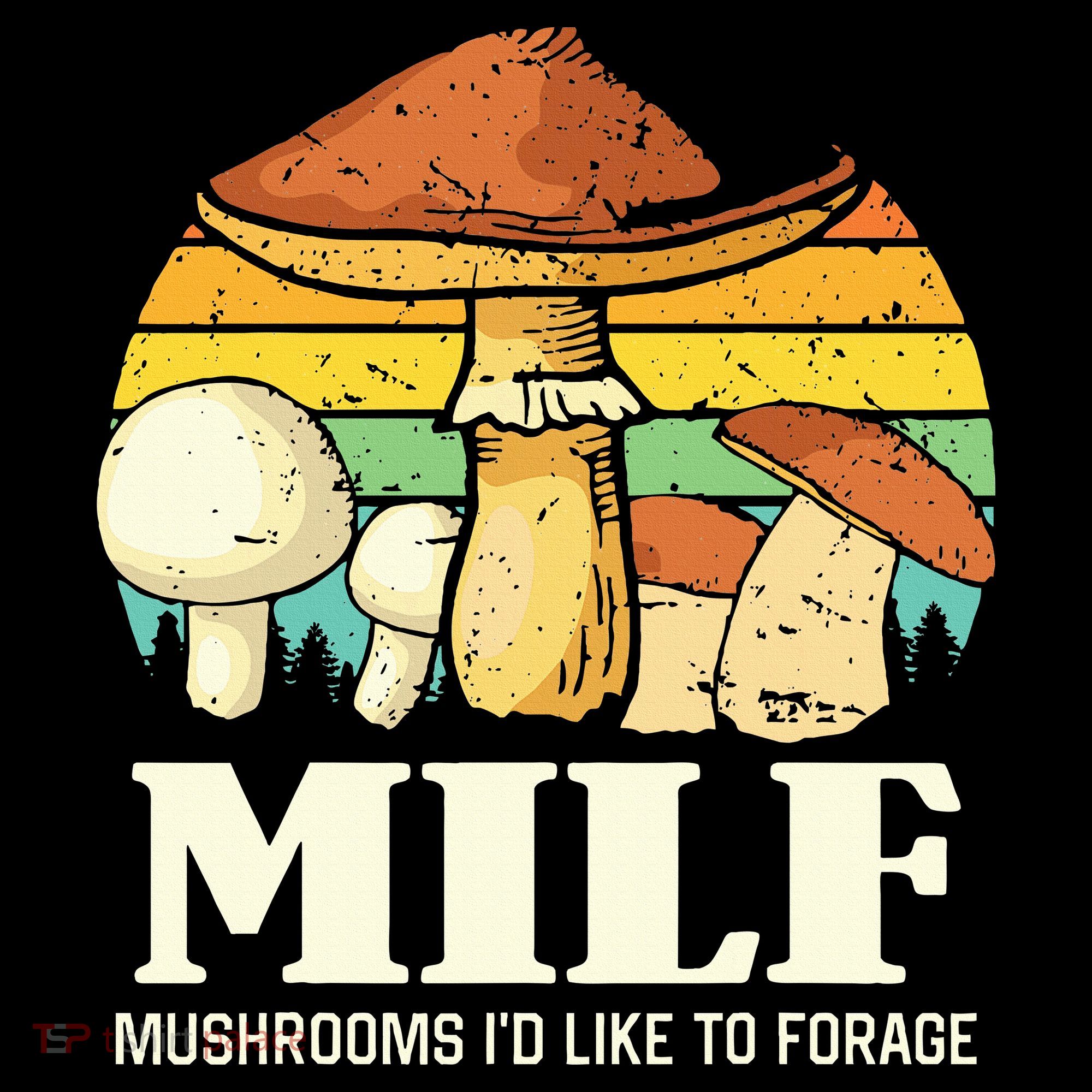 Milf Mushrooms ID Like To Forage Funny Saying Women's Hoodie