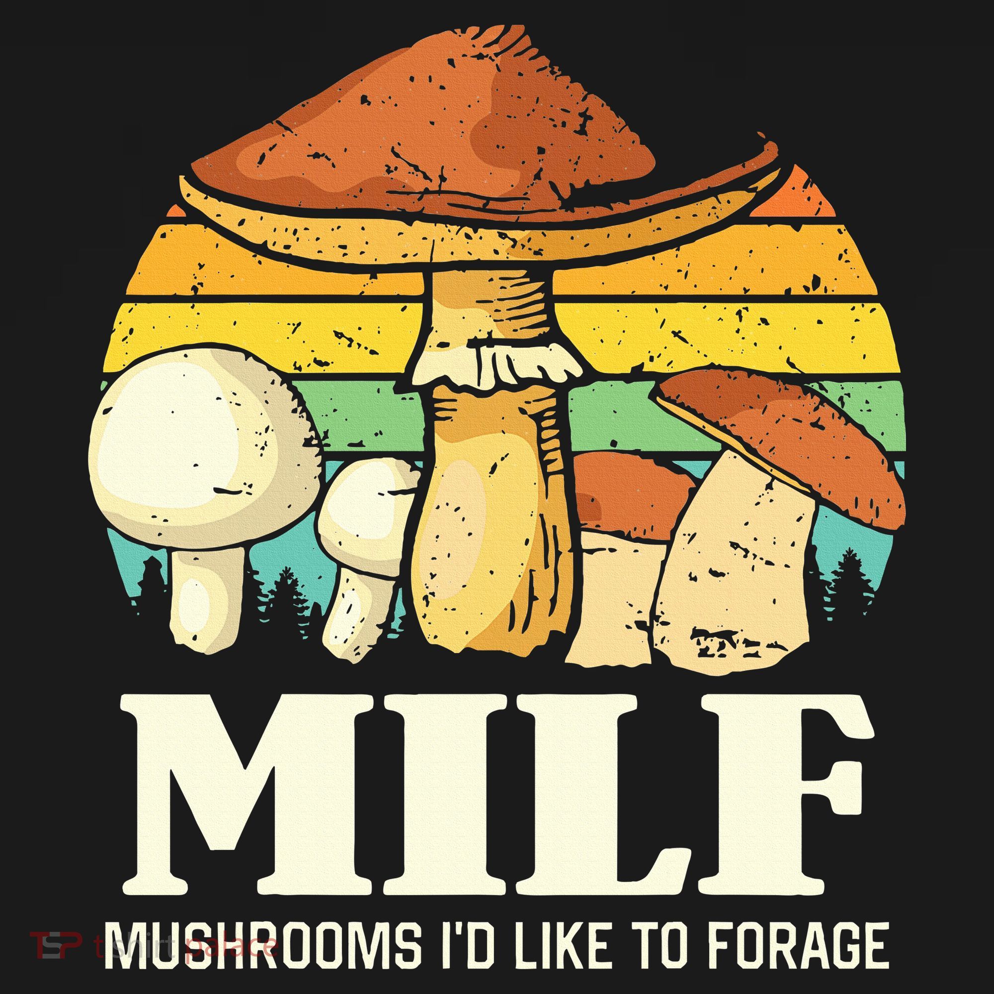 Milf Mushrooms ID Like To Forage Funny Saying Women's Tank Top