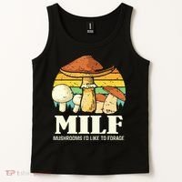 Milf Mushrooms ID Like To Forage Funny Saying Tank Top thumb 2