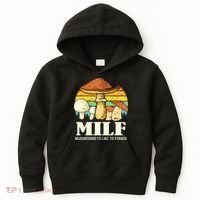 Milf Mushrooms ID Like To Forage Funny Saying Kids Hoodie thumb 0
