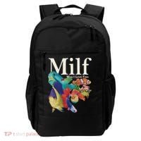 Milf Man I Love Fish Funny Backpack thumb 0