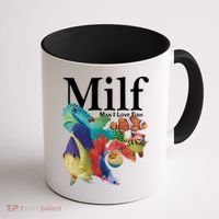 Milf Man I Love Fish Funny Coffee Mug thumb 1