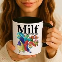 Milf Man I Love Fish Funny Coffee Mug thumb 3