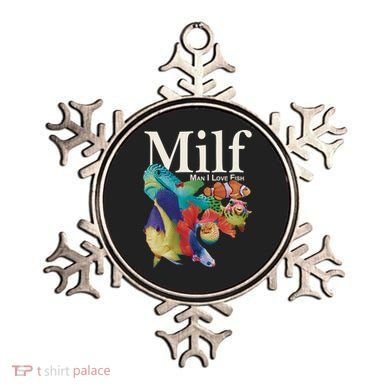 Milf Man I Love Fish Funny Ornament