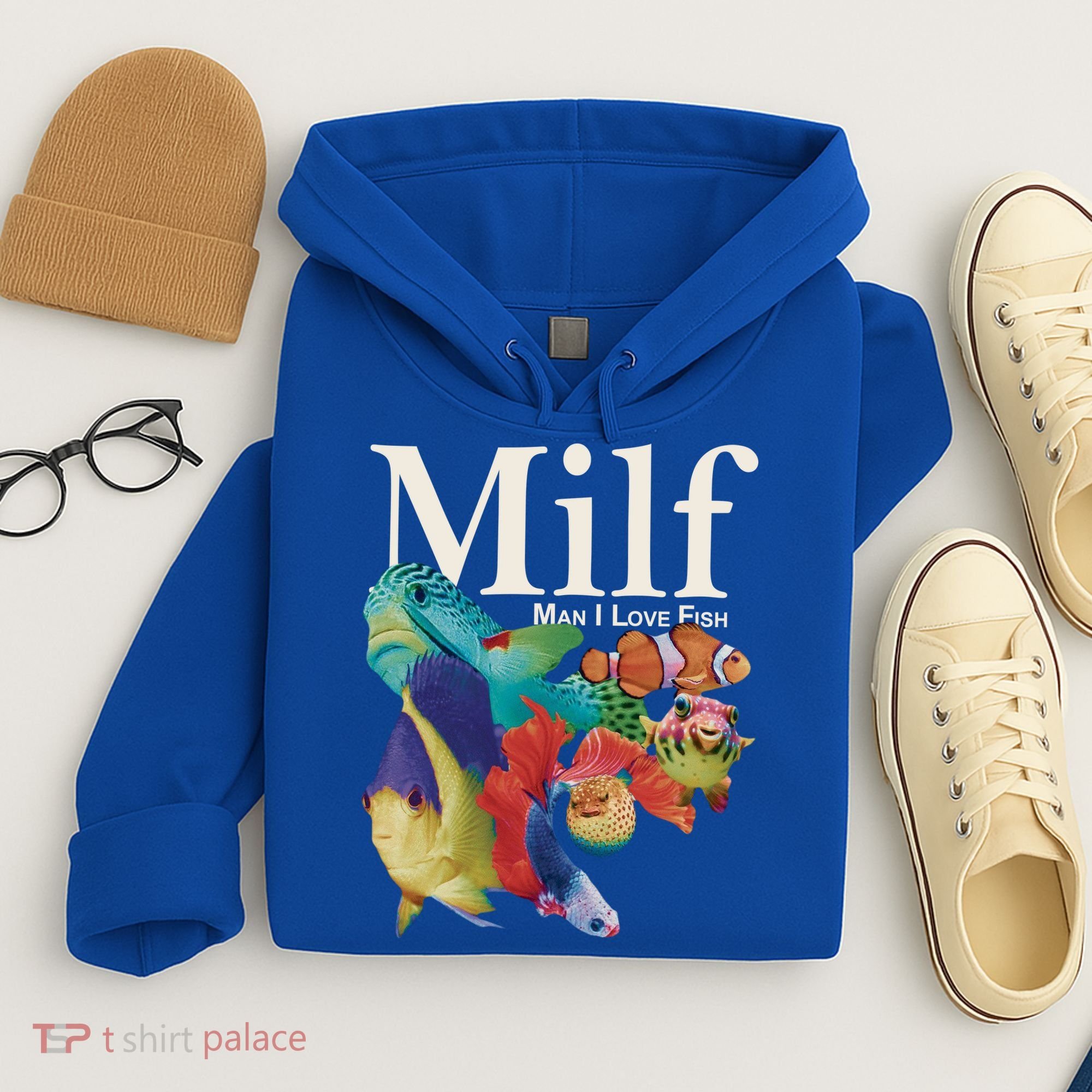 Milf Man I Love Fish Funny Hoodie