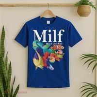 Milf Man I Love Fish Funny T-Shirt thumb 2