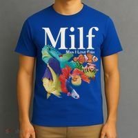 Milf Man I Love Fish Funny T-Shirt thumb 3