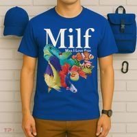 Milf Man I Love Fish Funny T-Shirt thumb 6